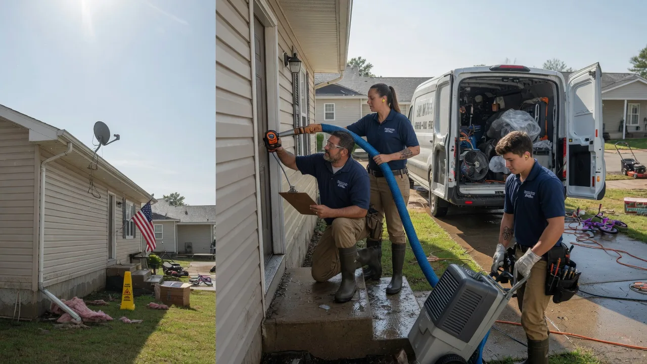 Ceiling Water Damage Restoration in Porterfield, WI near me